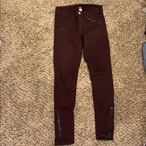 Burgundy/purple BDG pants size 24